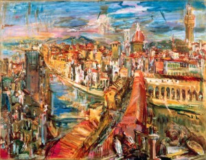 Florencia, vista desde la Torre Mannelli, 1948