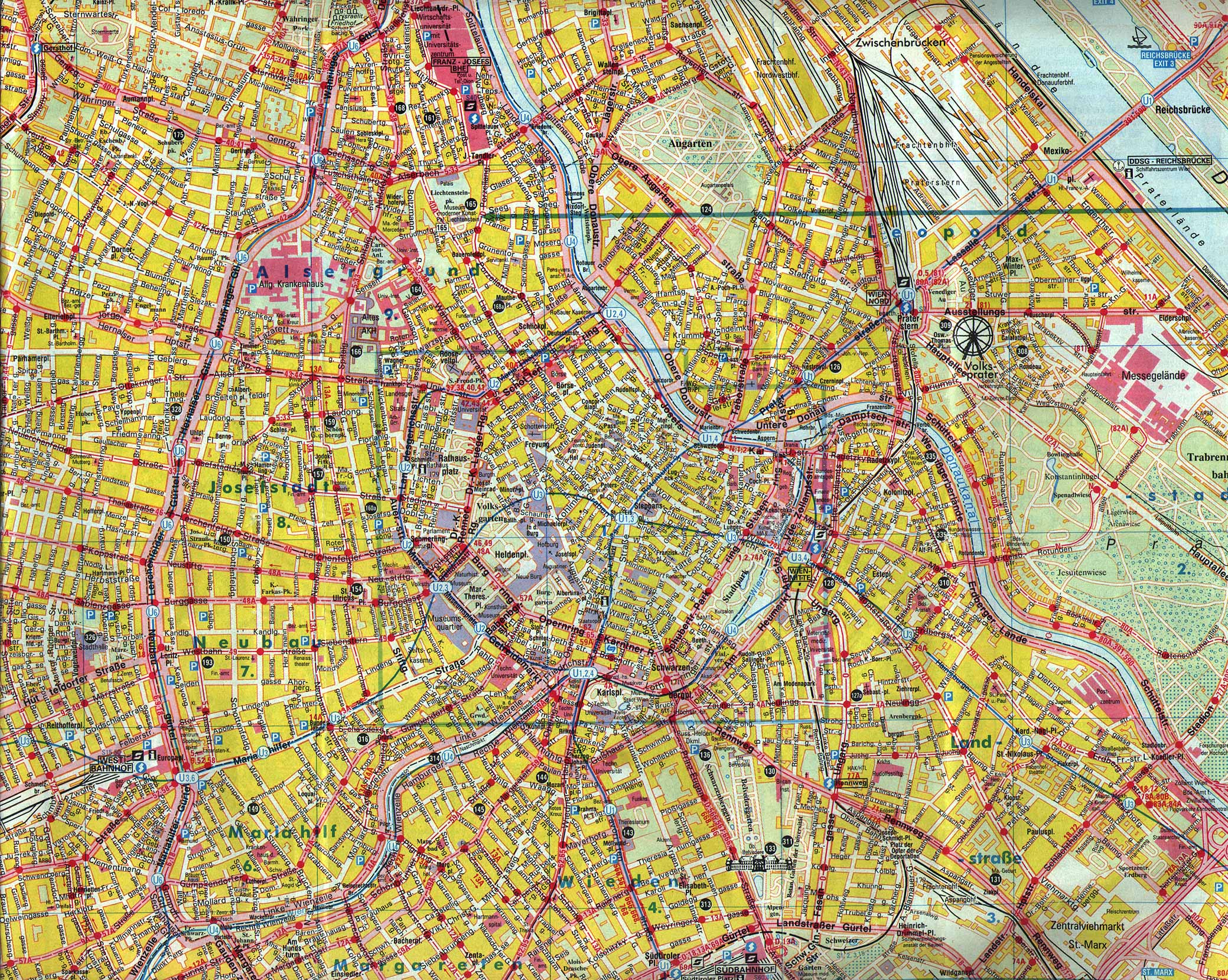 Mapa de Viena