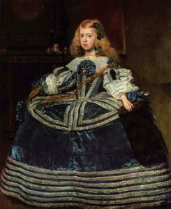 Infanta Margarita en azul, Velázquez (1659)